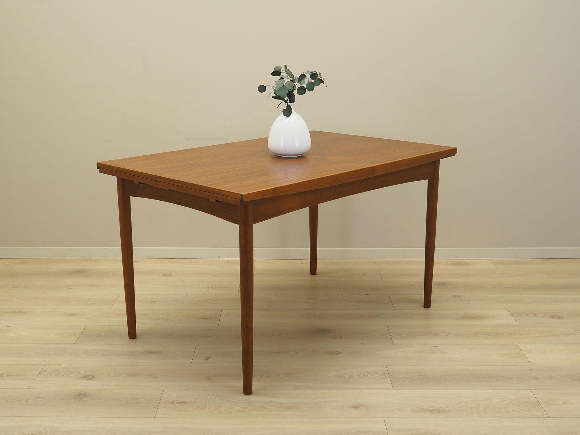 Dining table teak 1960s 4
