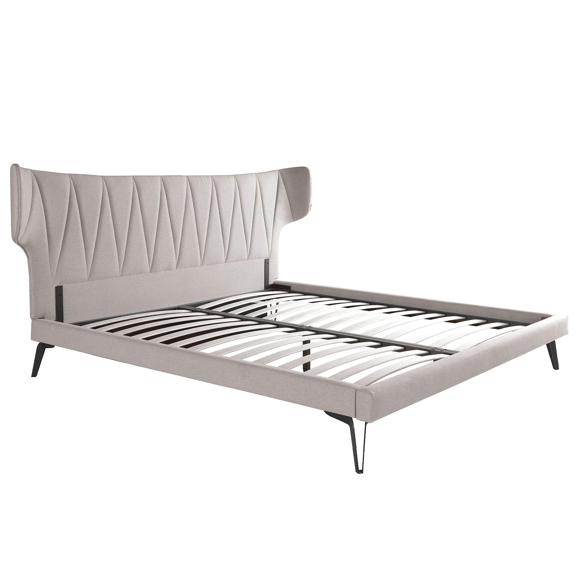 Hellgraues Stoffbett 7160 0