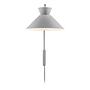 Dial Wandleuchte Aluminium Grau 1-flammig 2