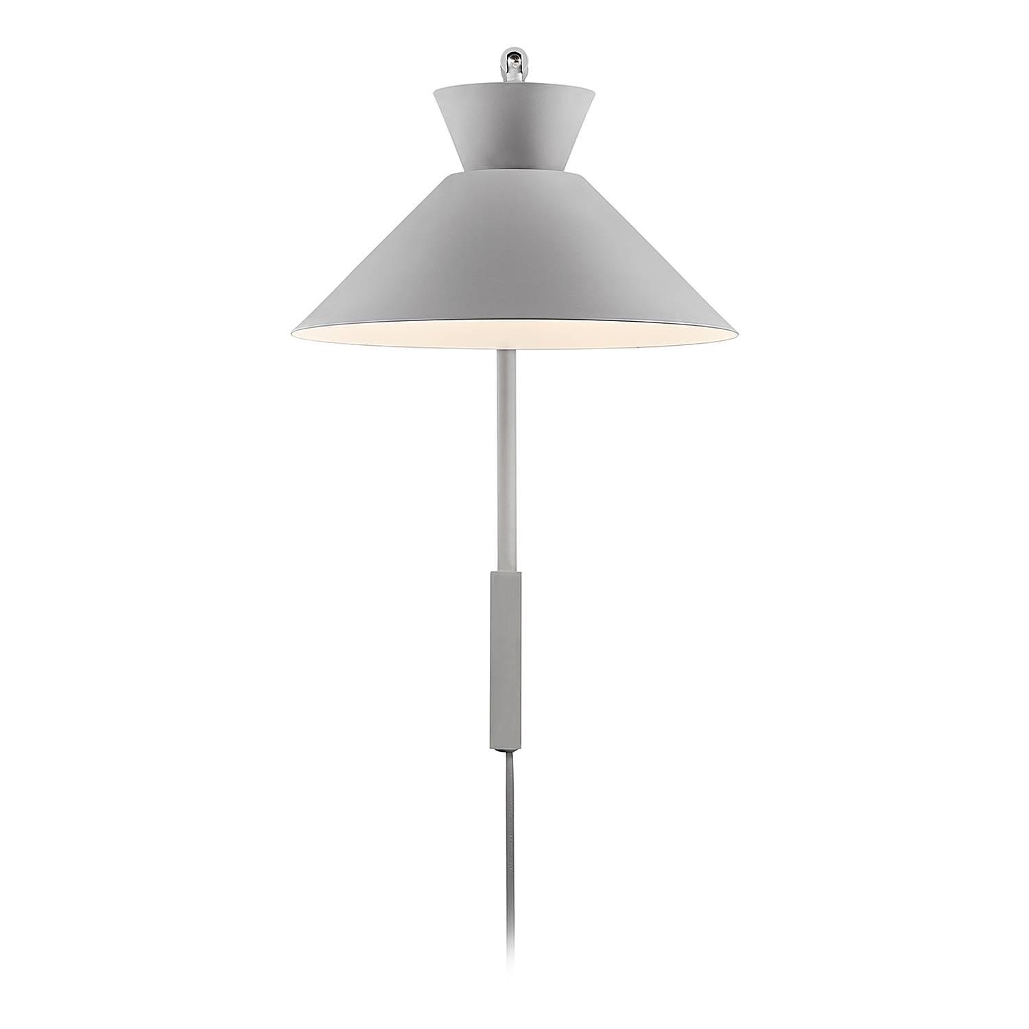 Dial Wandleuchte Aluminium Grau 1-flammig 2