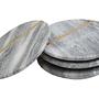 4x Kira Grey Marble Untersetzer
 3