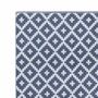 Badematte Frottee Blau Gemustert 67 x 120 cm 1