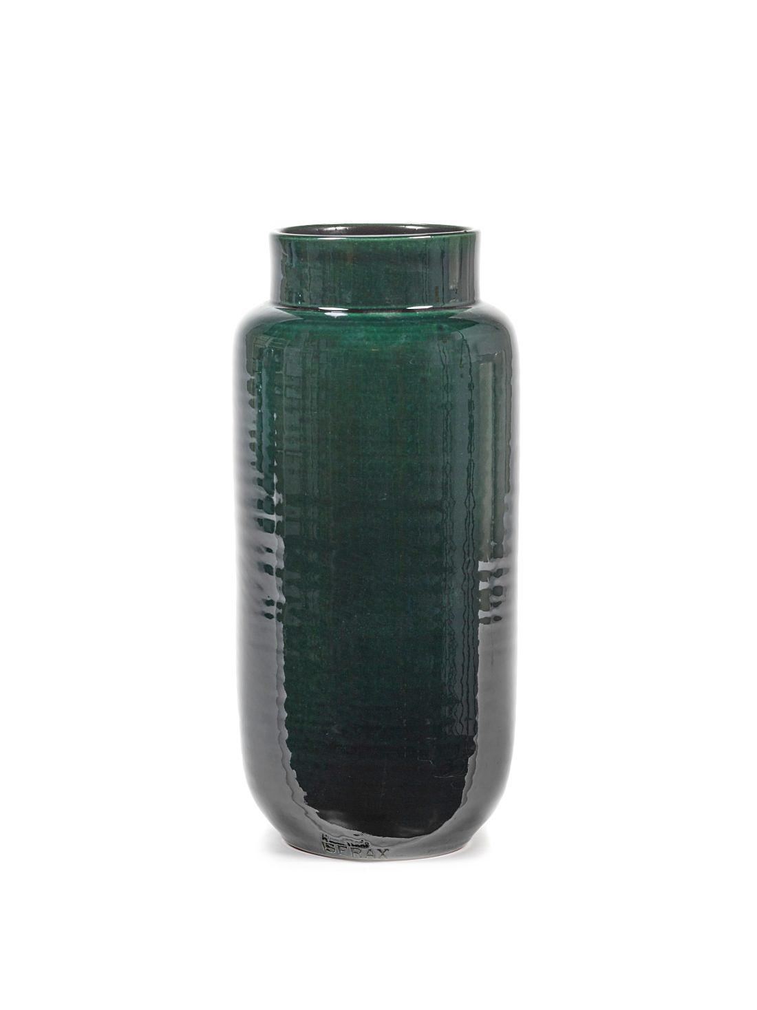 INDOOR Vase Ceramic Dark Green 0