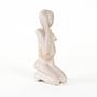 Stone figure Modernist Cream 1980s 1