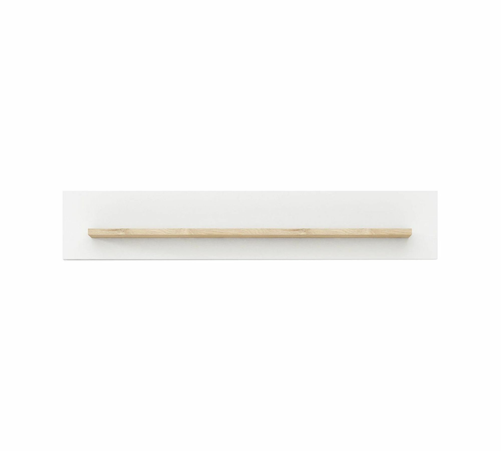 Wandboard Holz Foliert Eiche Weiß 0