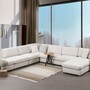 Moderno divano angolare bianco 0