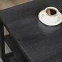 Couchtisch mit Staufächern Schwarz 2