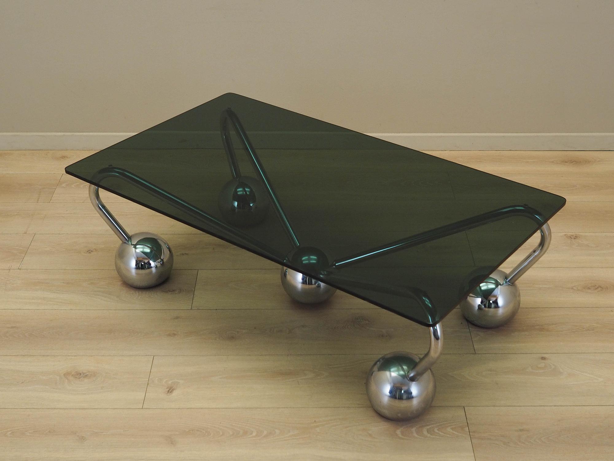 Coffee table Glass 1970s 4