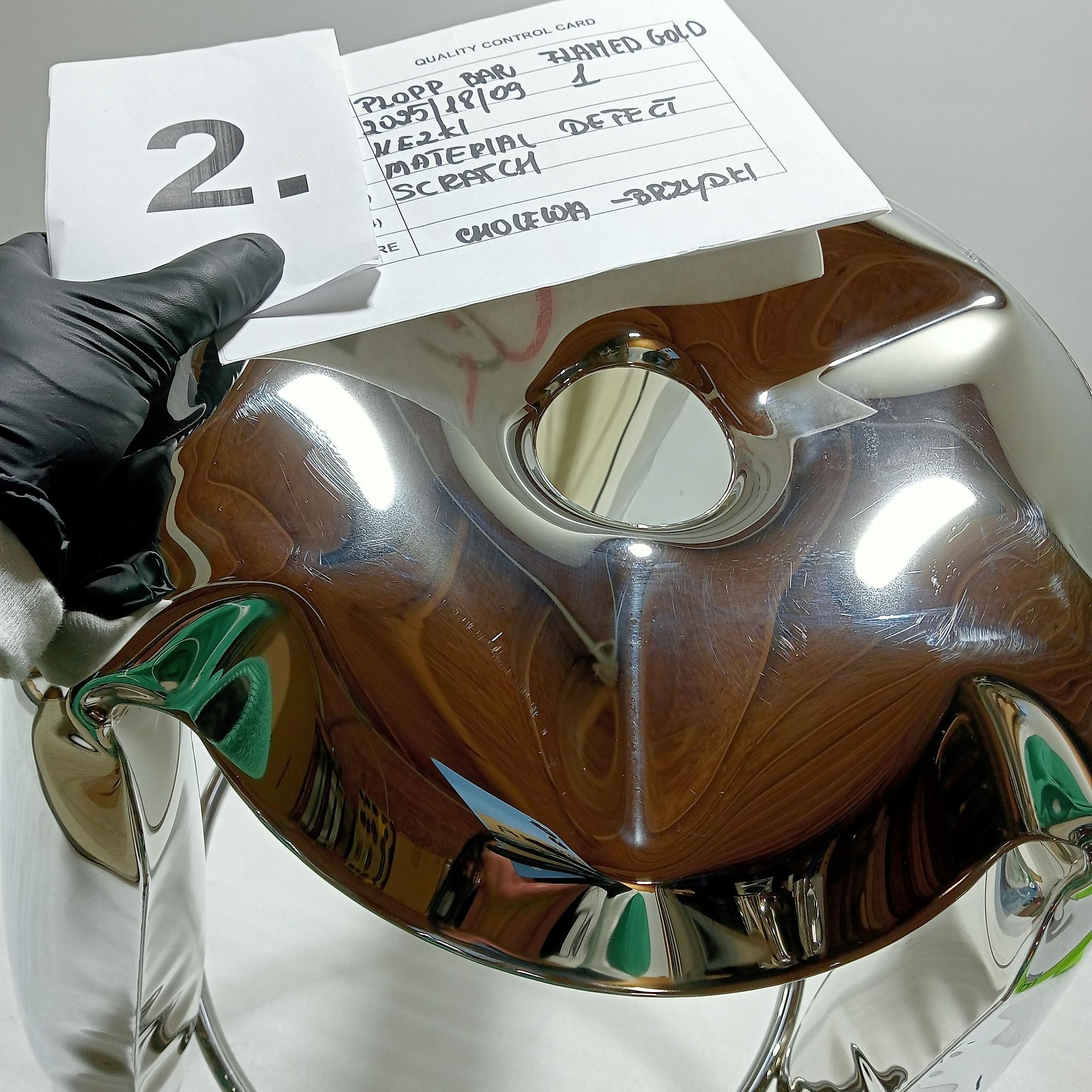 Plopp Barhocker Edelstahl Inox Gold Heat 3