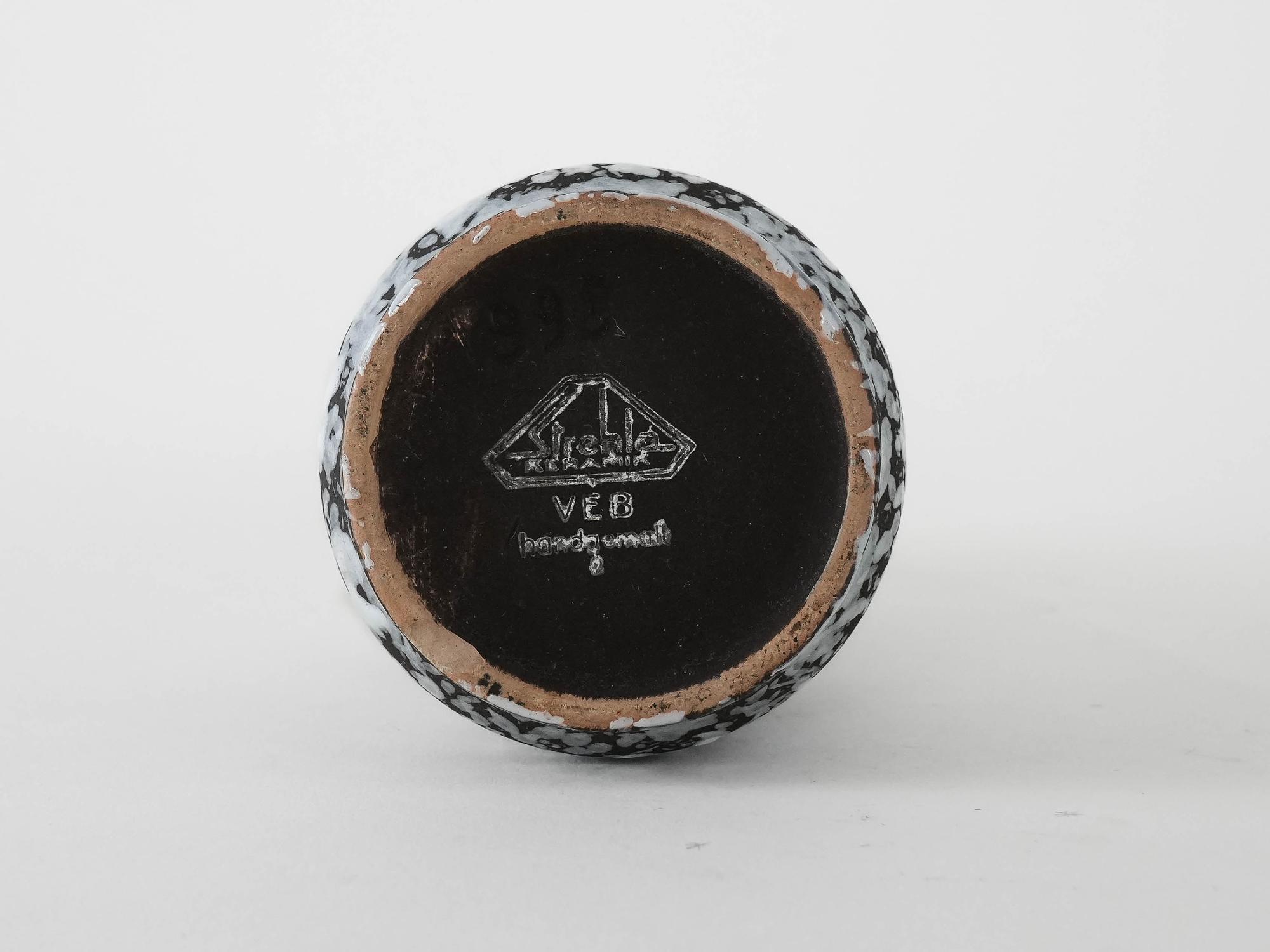 Keramikvase Mehrfarbig 1970er Jahre 5