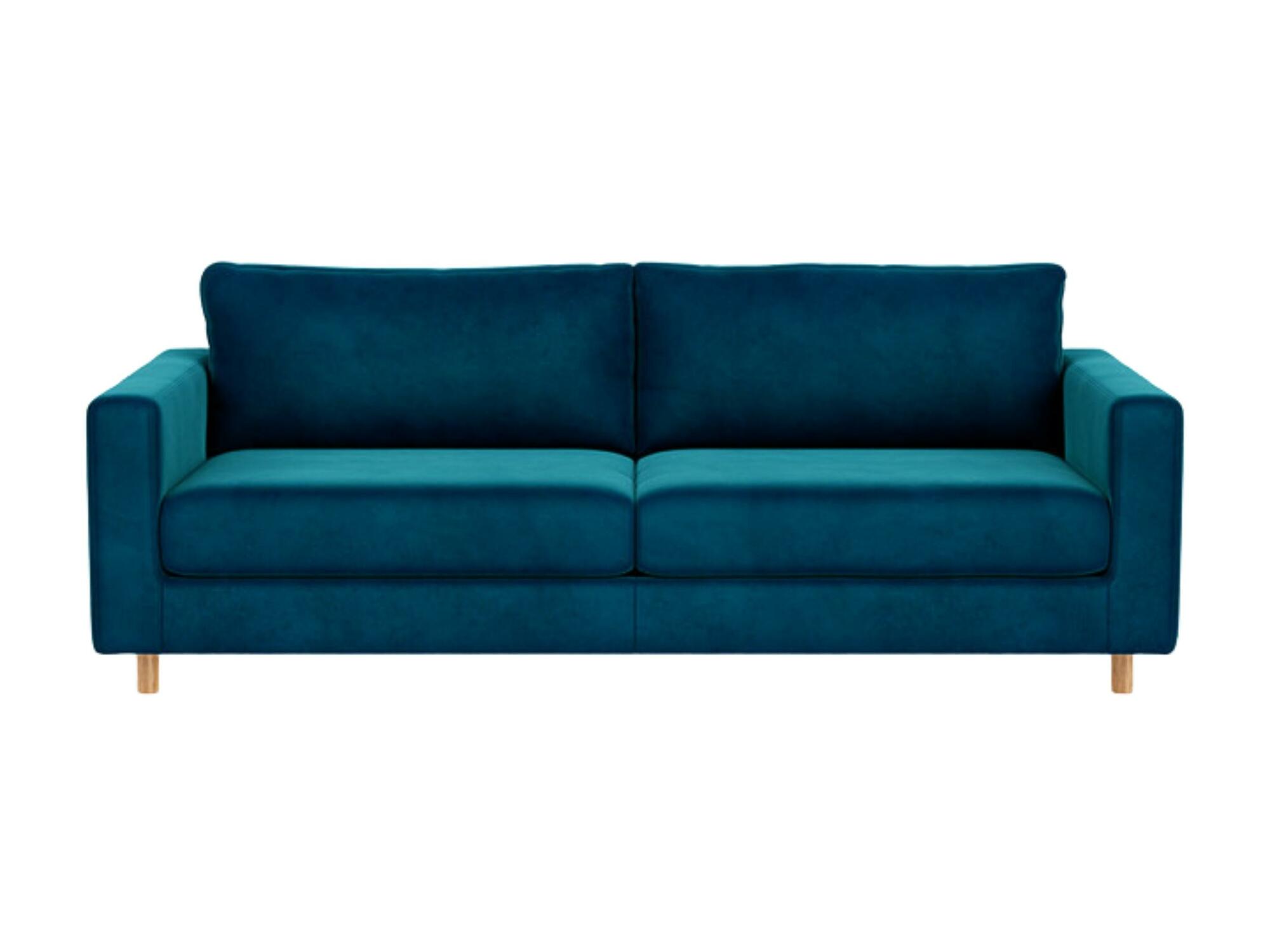 Dylan Sofa 3-Sitzer Velour Lux Petro 0