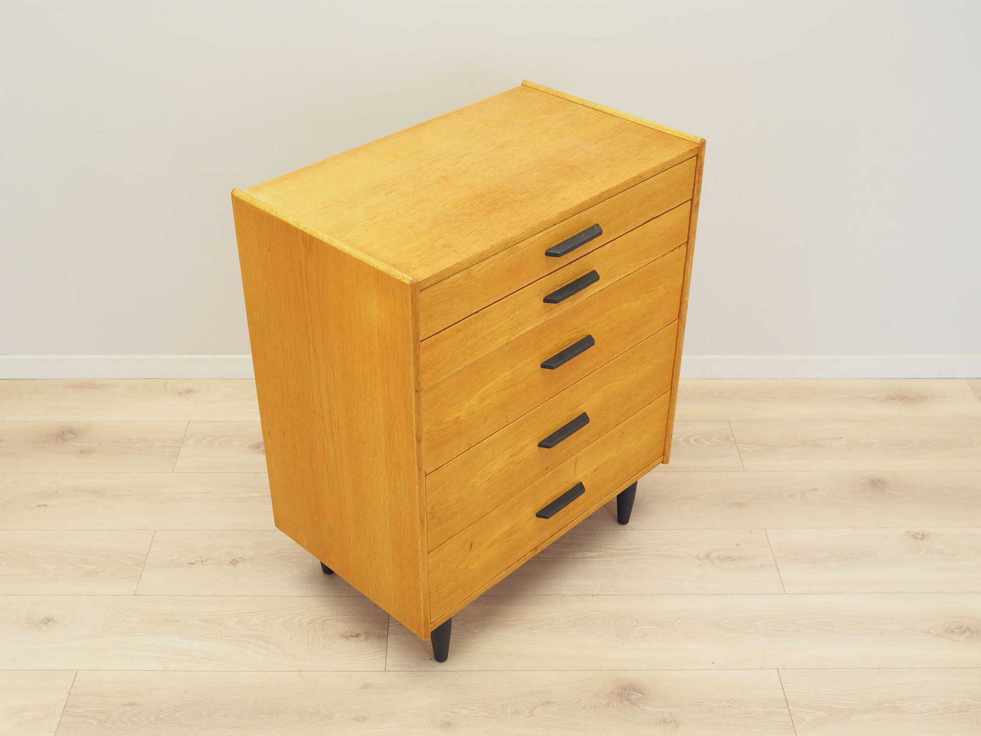 Vintage Kommode Eiche Braun 1960er Jahre 5