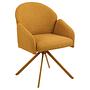 Armchair Holly Set of 2 Curry Yellow 4