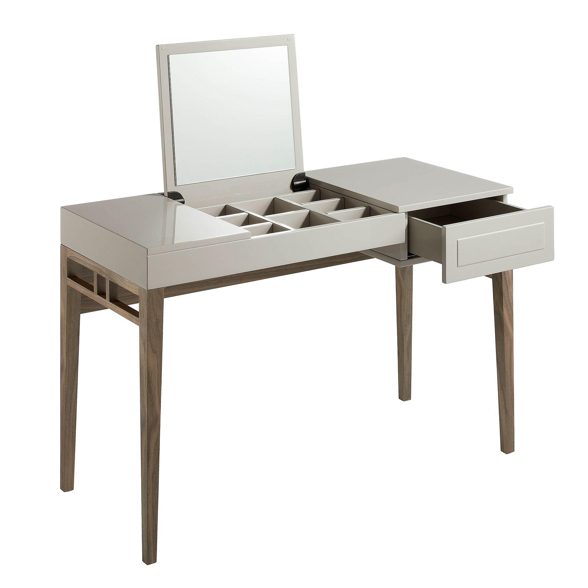 Dressing table Walnut wood Grey 0