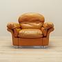 Sessel Leder Braun 1960er Jahre 1
