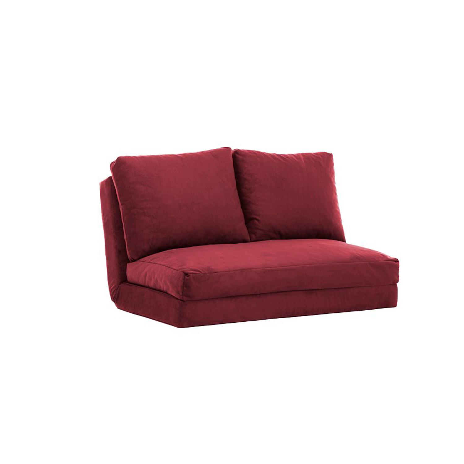 Taida Sofa Bed 2-seater Maroon 2