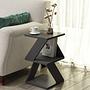 Albeni Side Table Wood Veneer Anthracite 4