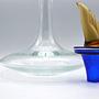 Vintage Postmodern Weinkaraffe Glas 5