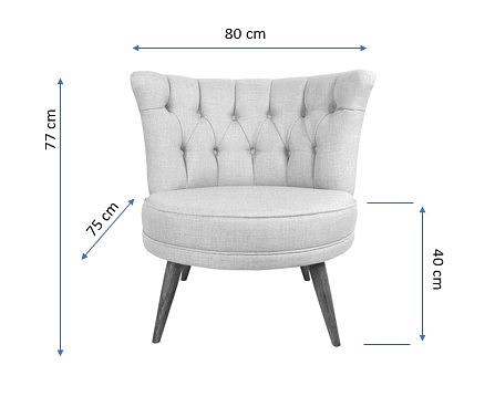 Richland armchair cream 2