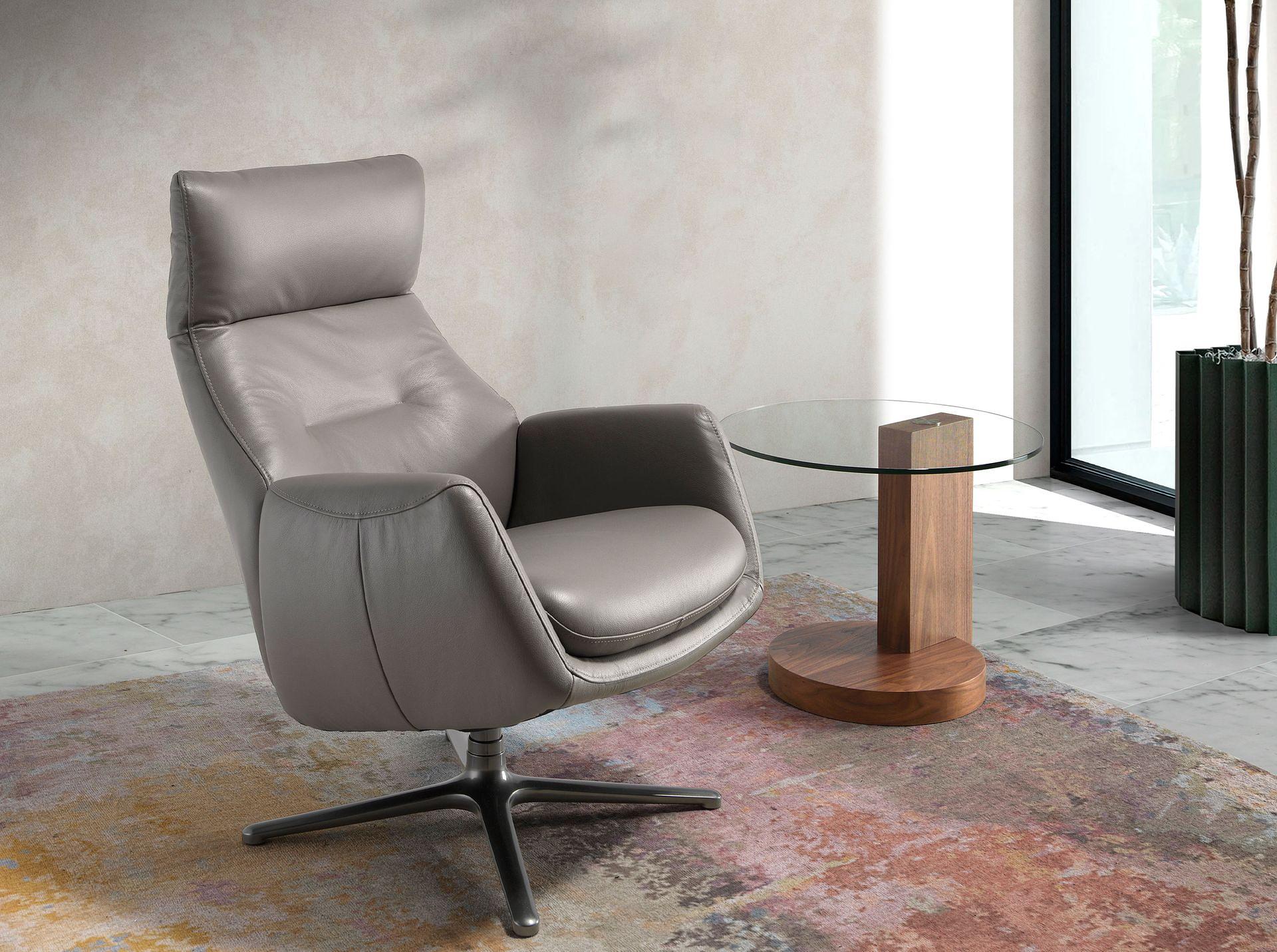 Side table walnut glass 2