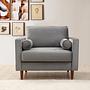 Rome Armchair Light Grey 1