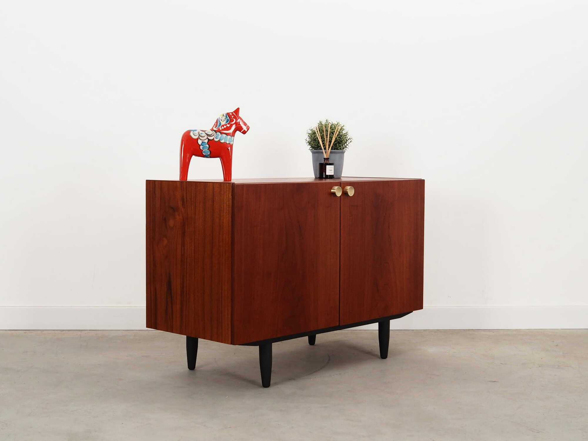 Vintage cabinet Teak brown 1970s 4