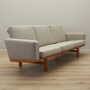 Vintage Sofa Eschenholz Textil Grau 1960er Jahre 6