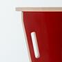 Hocker aus Handarbeit ST Stool Rot 3