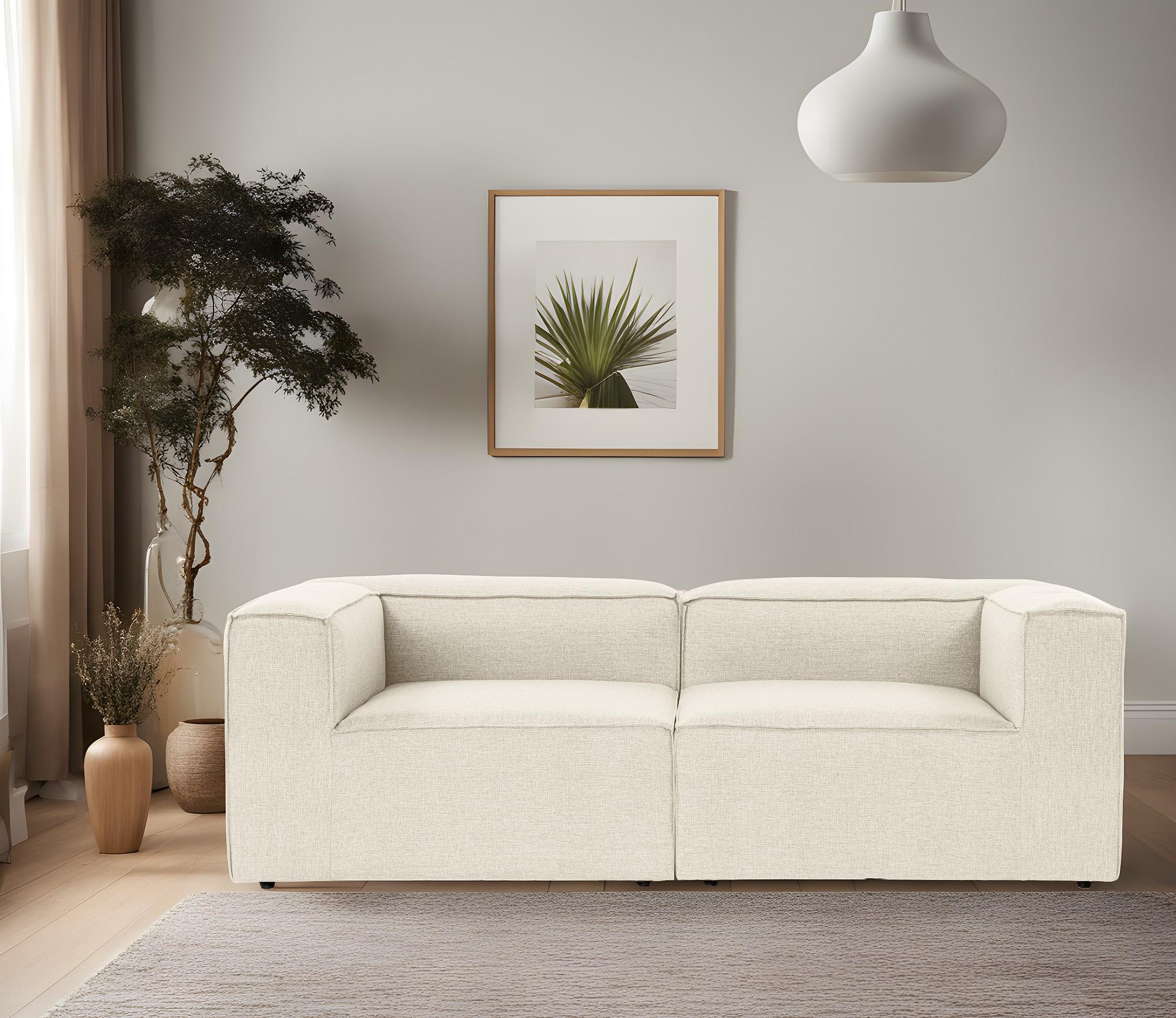 Fora 2-Sitzer Sofa Ecru 1