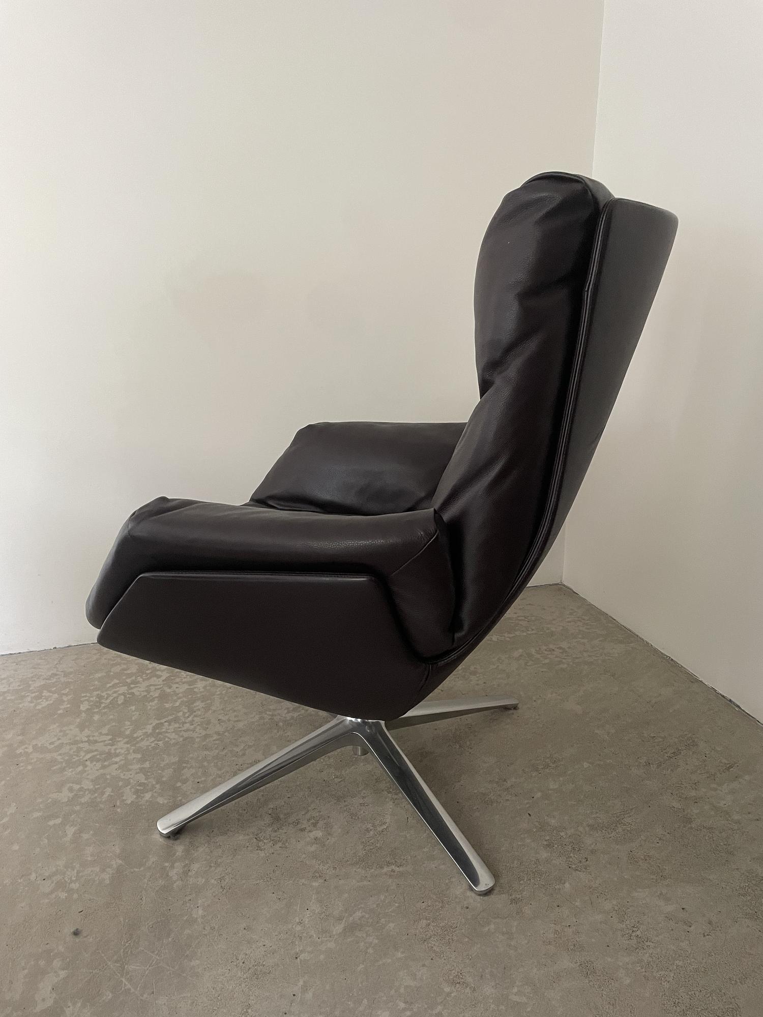 Cordia Lounge-Sessel Leder Puro 602 Braun 2