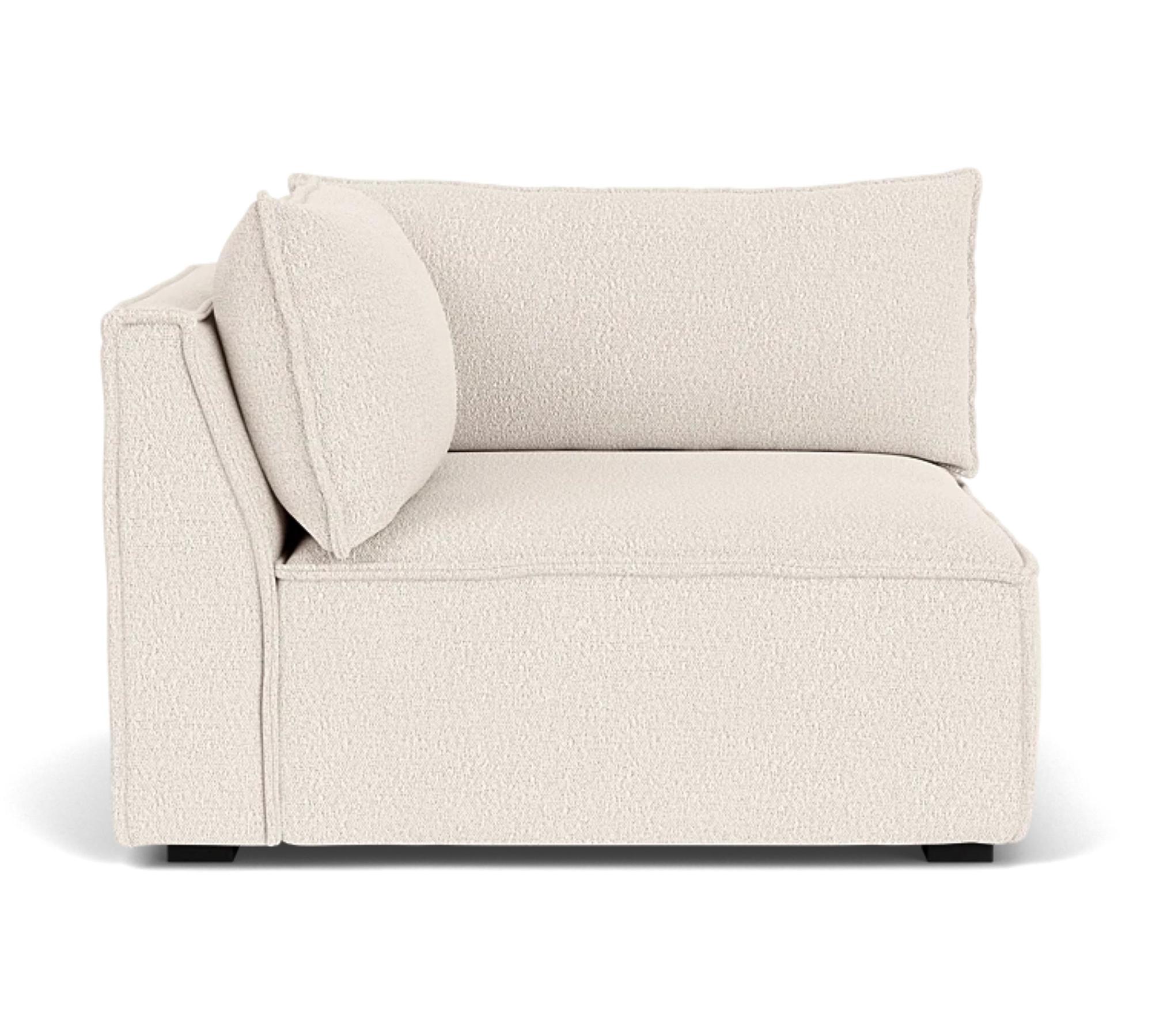 Daphne 1-Sitzer Eckmodul Links Maya Cream 1