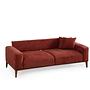Sinor 3-seater sofa bed Red 6