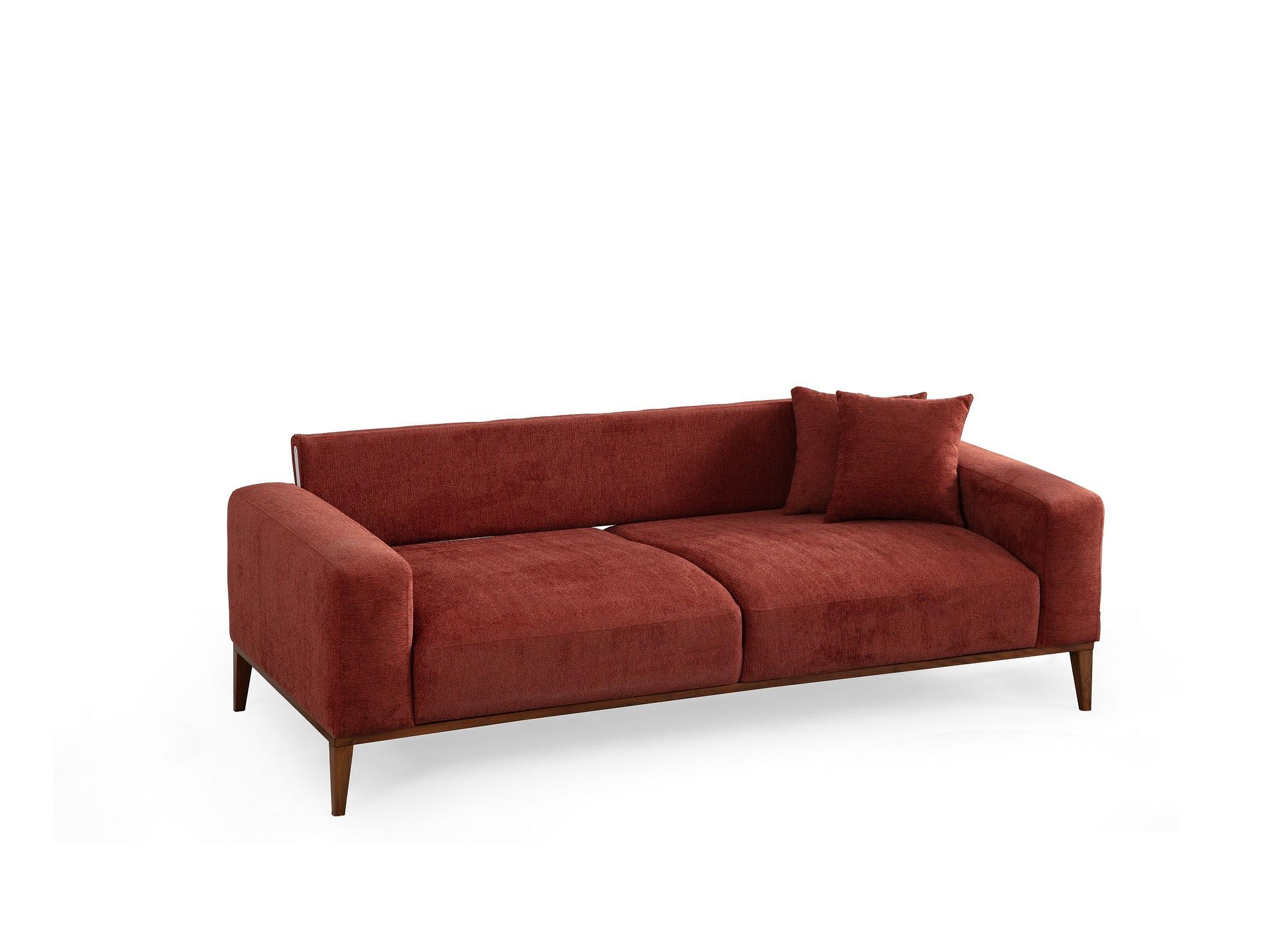 Sinor 3-Sitzer Schlafsofa Rot 6