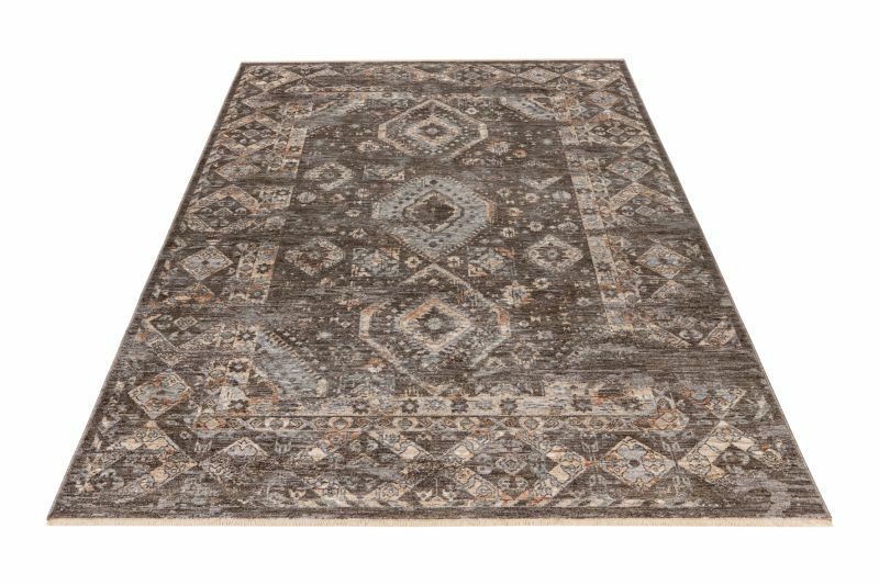 Laos Teppich Taupe 80 x 150 cm 2