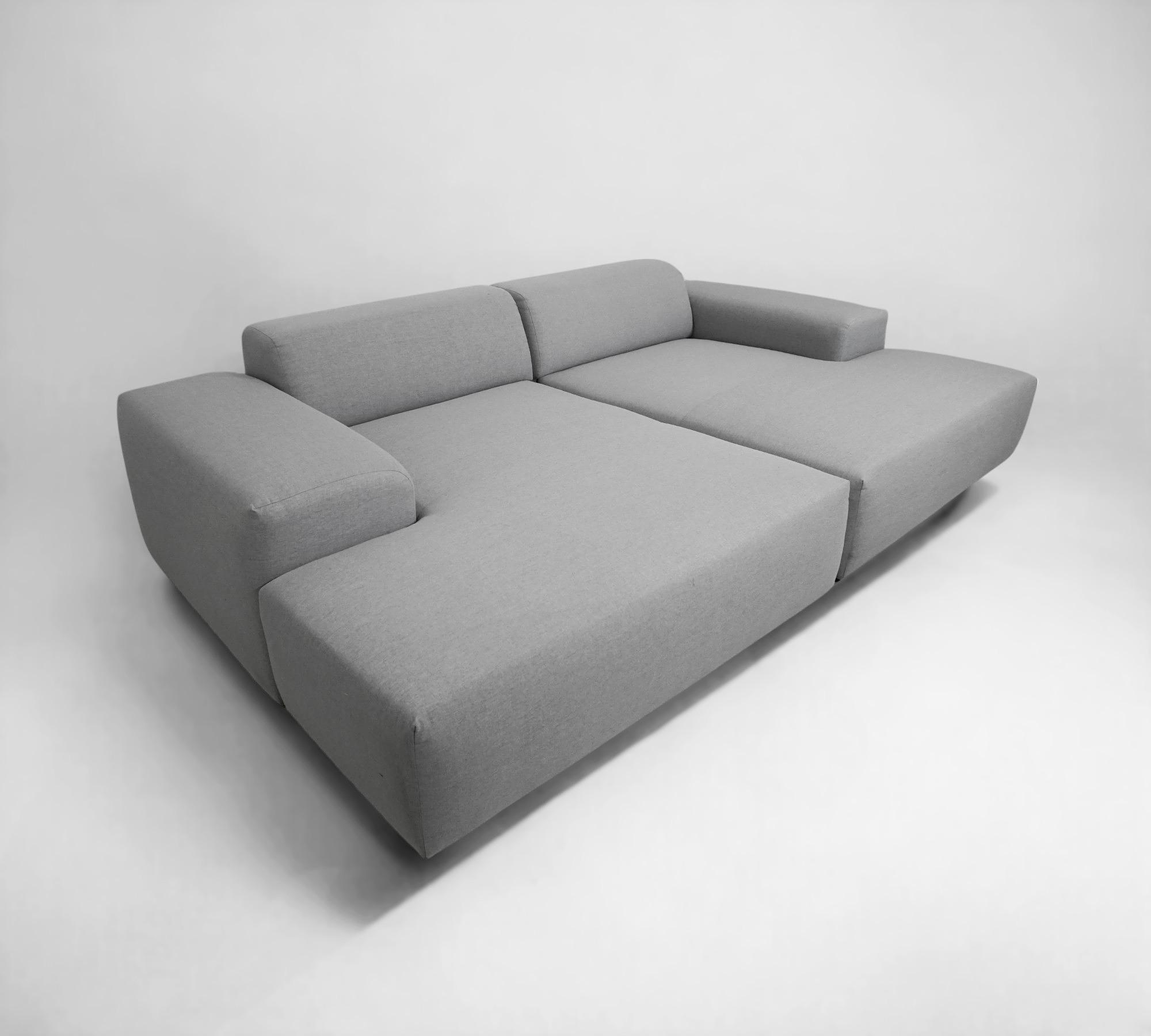 Pyllow Sofa 2-Sitzer Grau 1