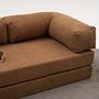 Comfort Schlafsofa 2-Sitzer Braun 2