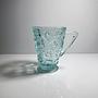 Vintage Art Deco Karaffe Pressglas 1930er Jahre 3