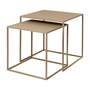 2x Beistelltisch Fera Stahl Pulverbeschichtet Nomad 65987 1