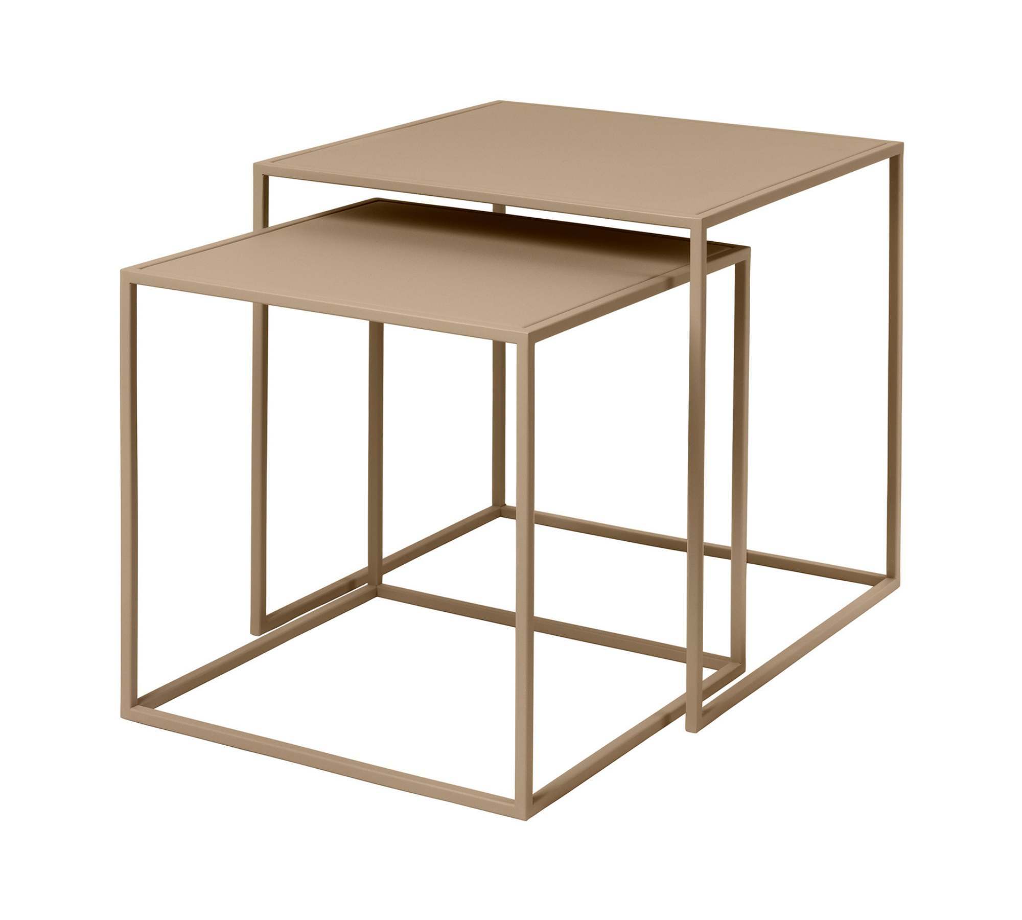 2x Beistelltisch Fera Stahl Pulverbeschichtet Nomad 65987 1