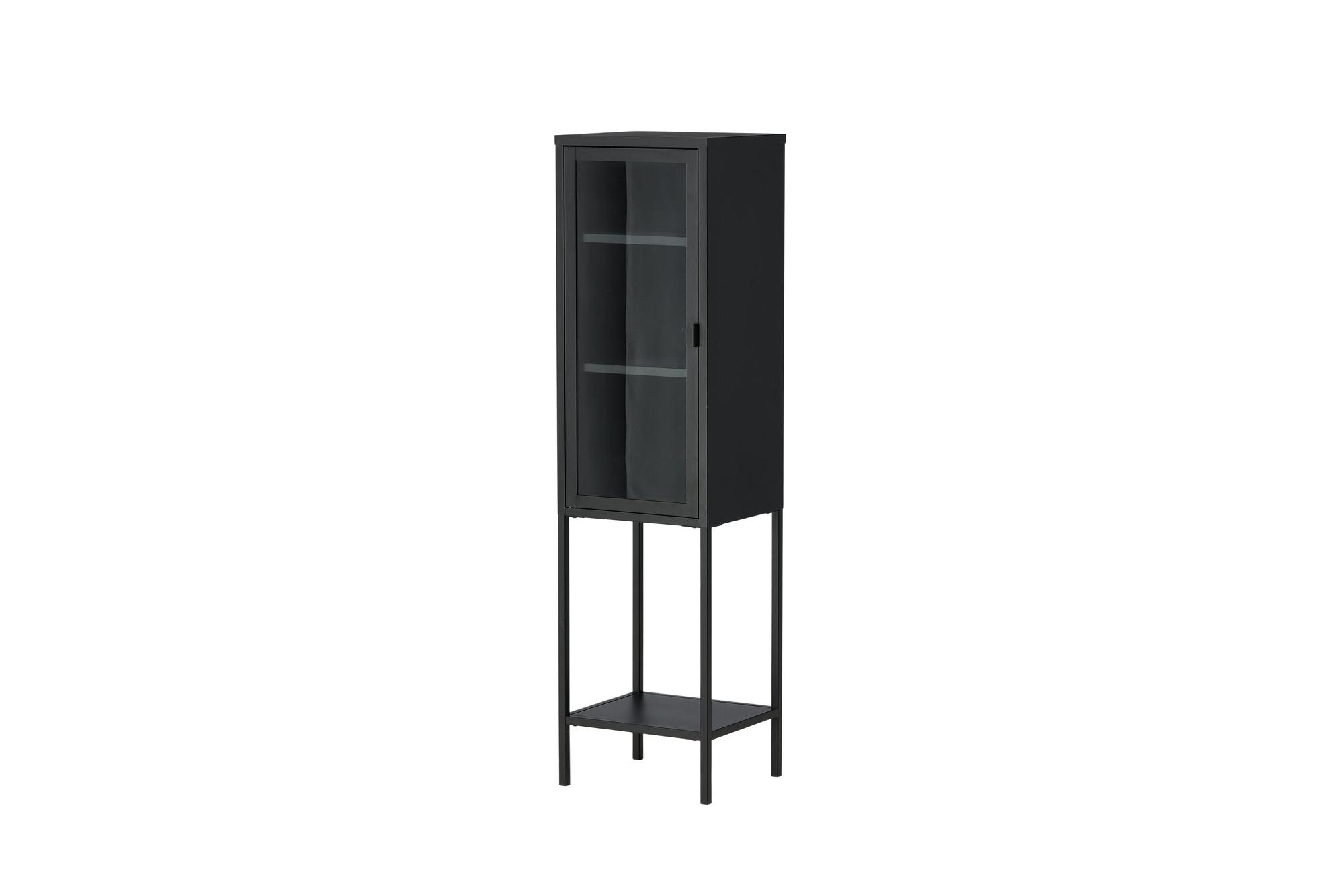 Misha Hoher Schrank Schwarz 1