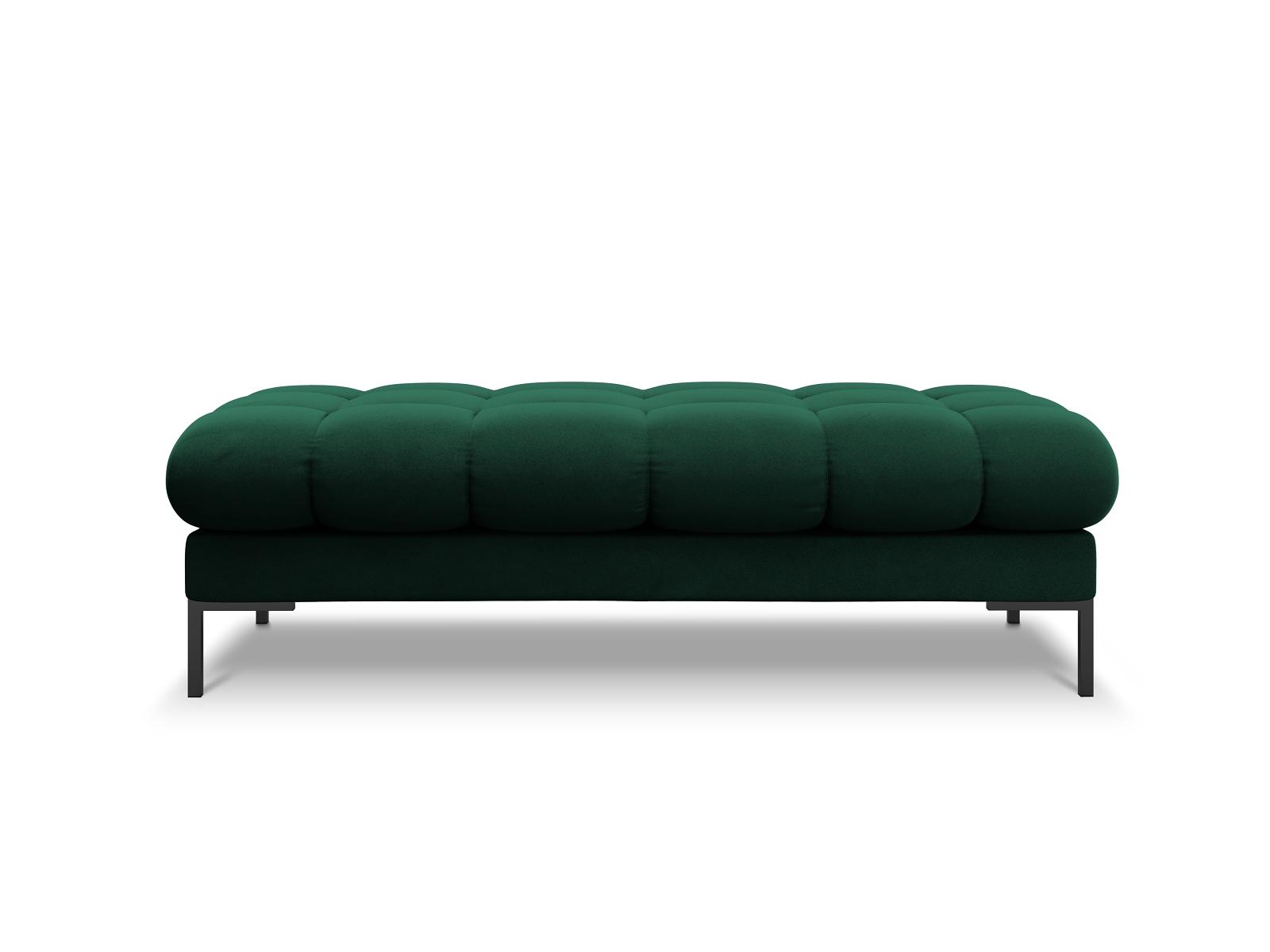 Bench Mamaia 2-Seater Velvet Bottle Green 1