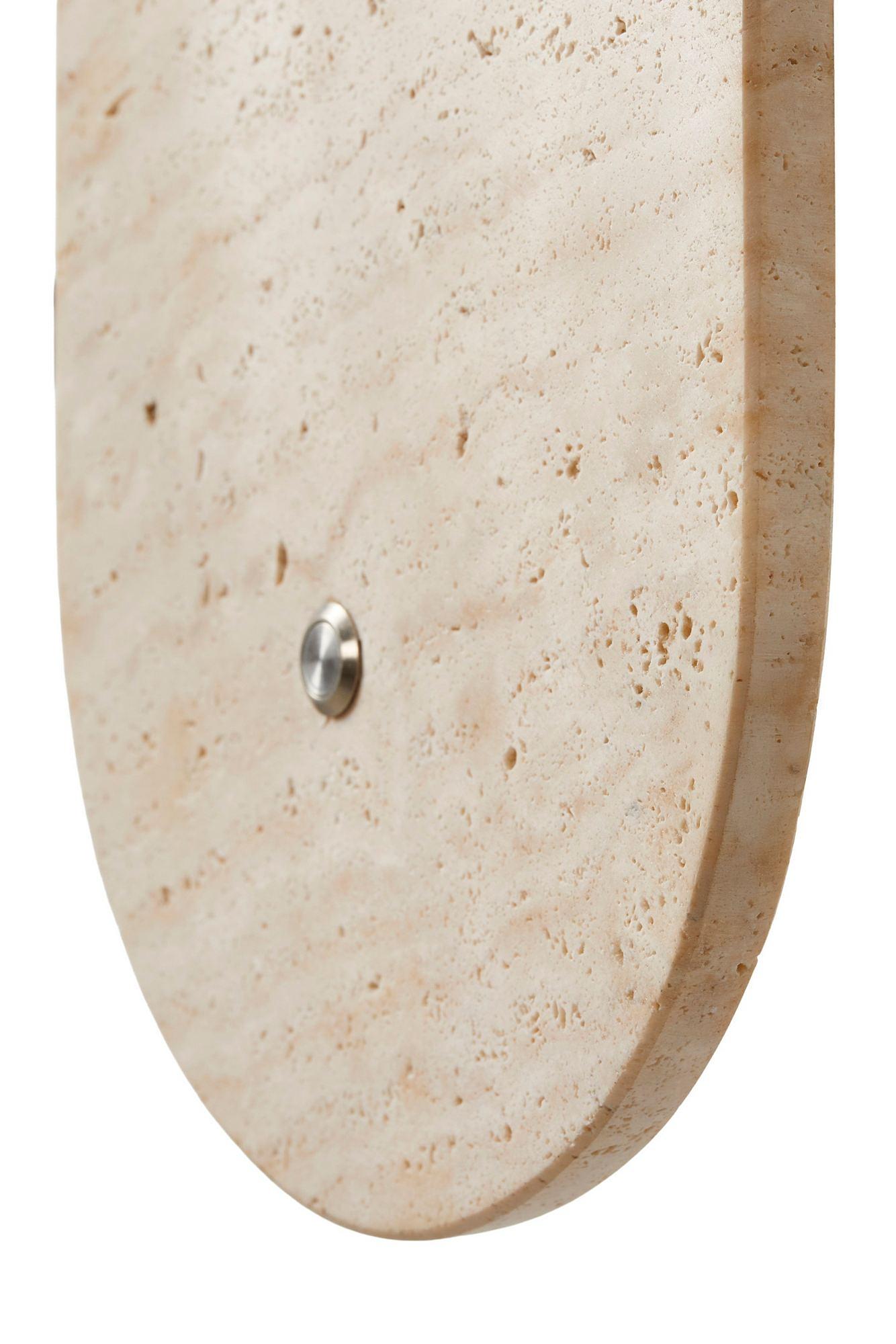 Tor Wandleuchte Travertin Creme 8