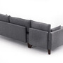 Sofa Chaise Longue Left Grey 5