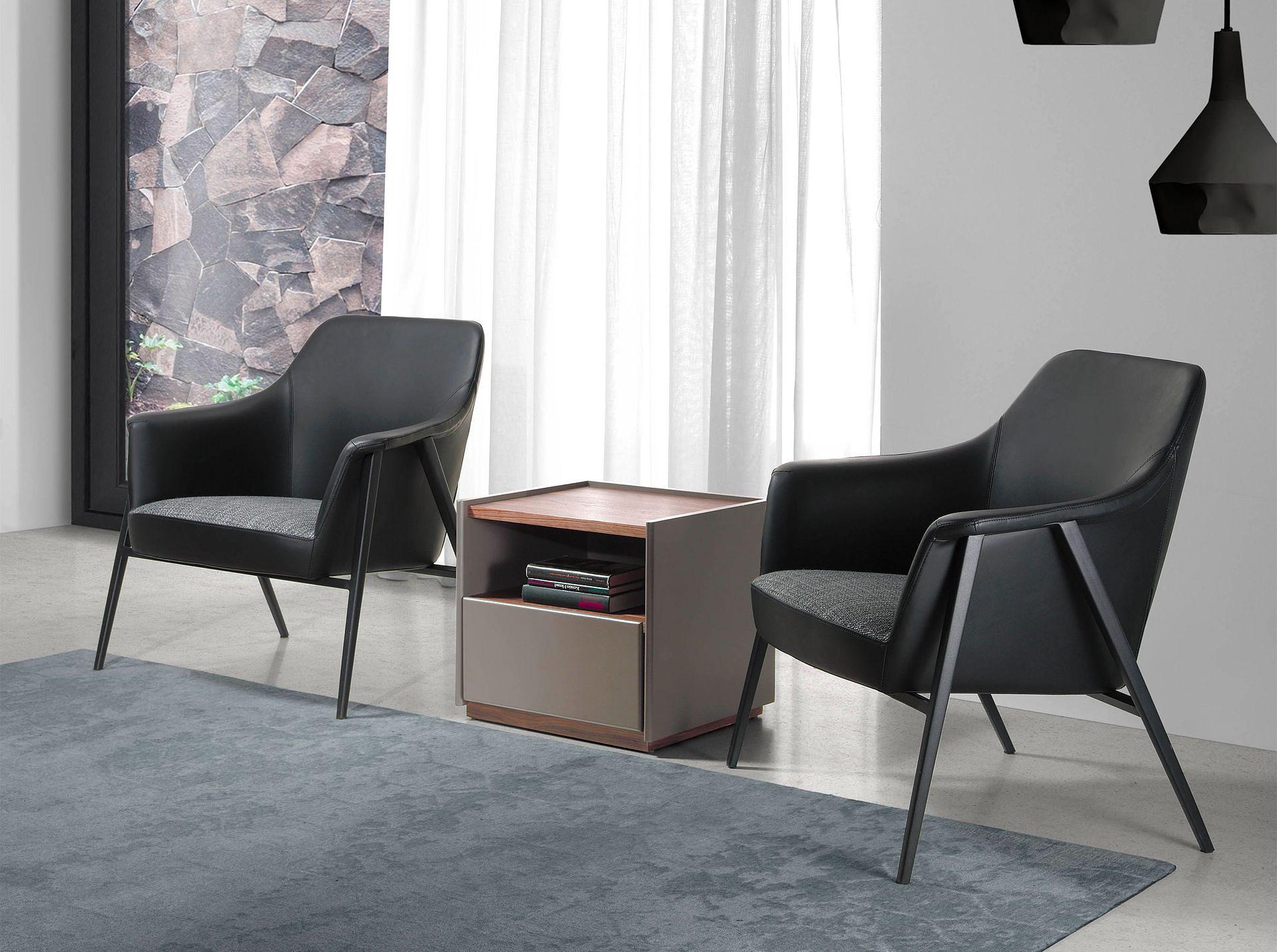 Armchair 5080 Faux Leather Black 0