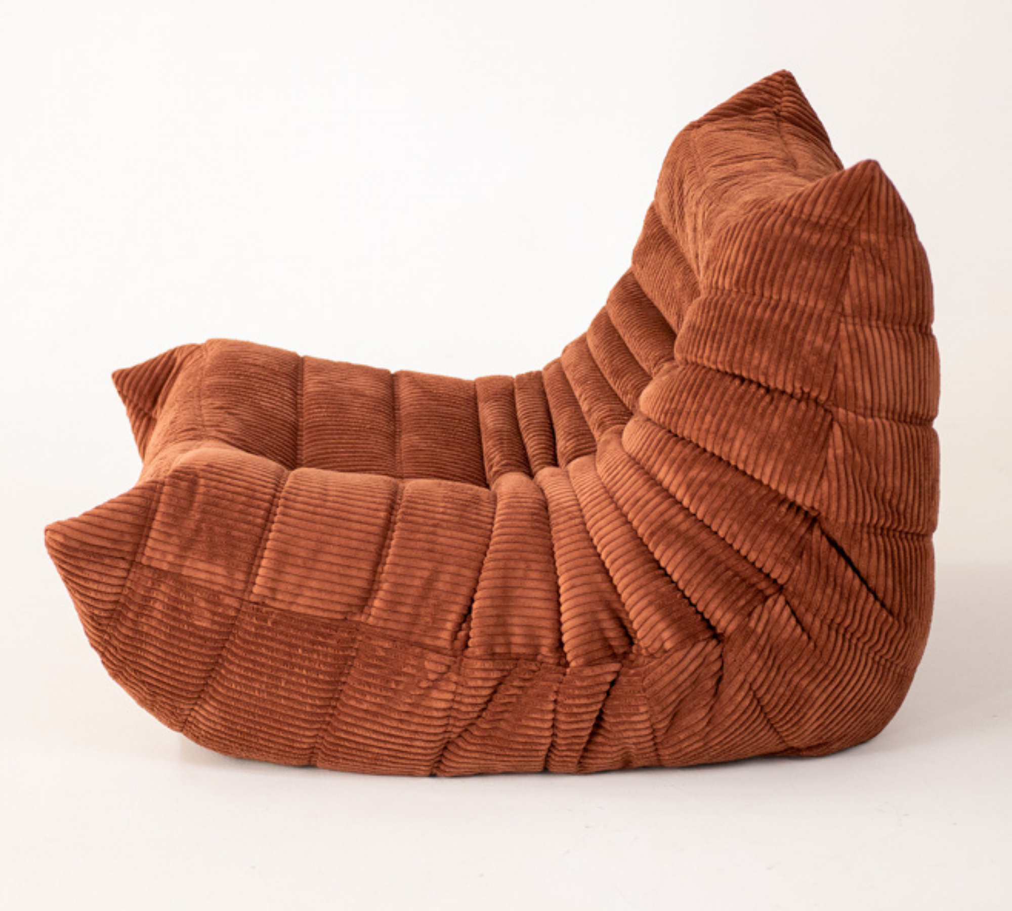 Togo Sessel Cord Umber 2