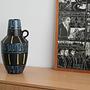 Vaso in ceramica blu 1