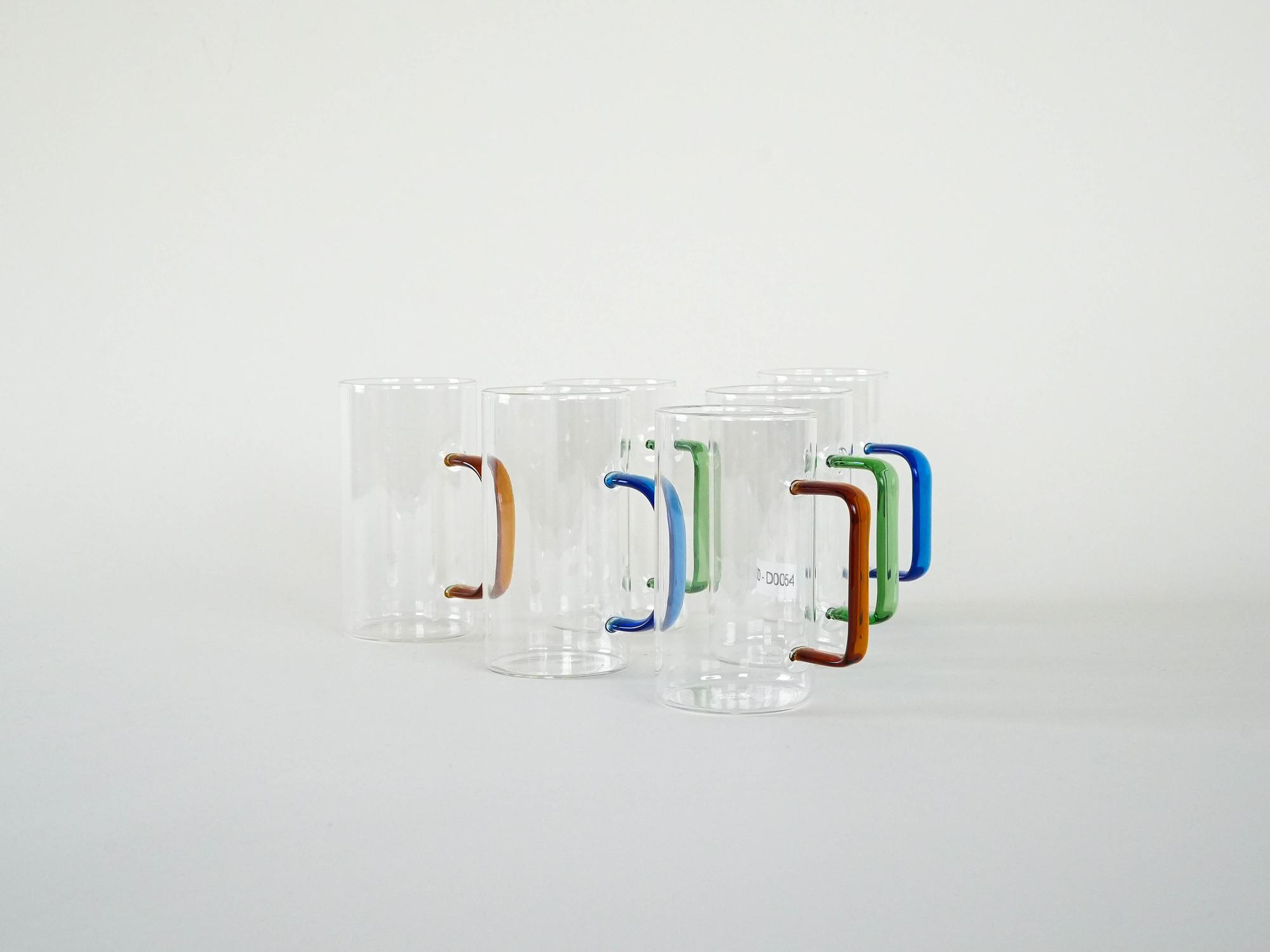 Glasses 6x Multicolored 4