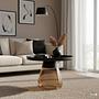 Caviatta Coffee table Glass Metal Light brown 1