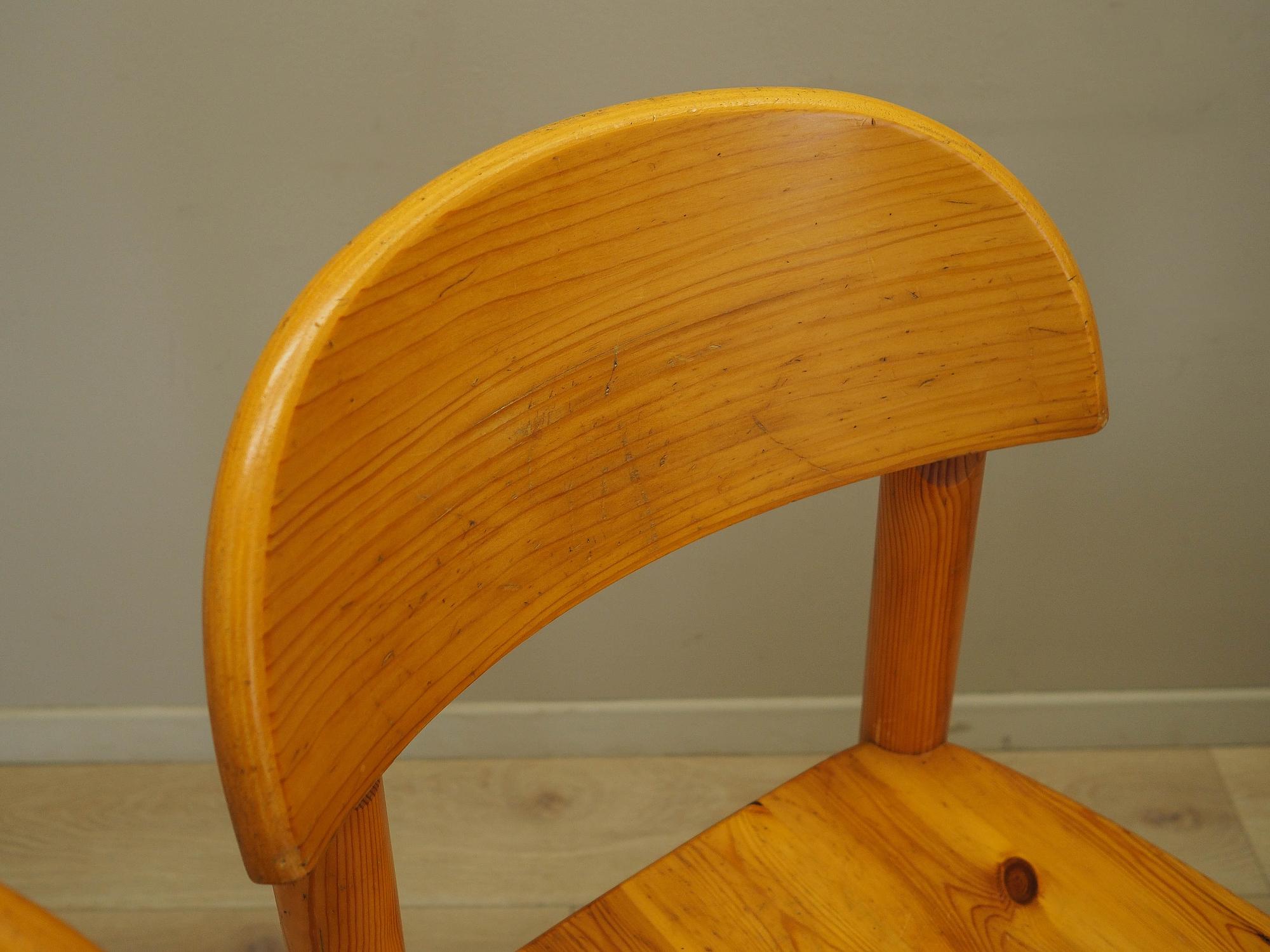 Chair Set 4-piece Brown 1960s 6