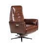 Armchair Leather Chocolate Brown 0